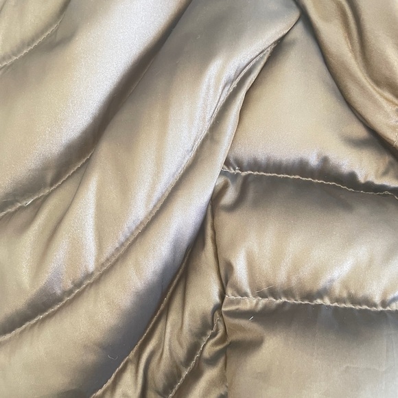 a.n.a Down Puffer Jacket Packable Hooded Bronze Brown Sz XL Winter Versatile - Picture 15 of 15